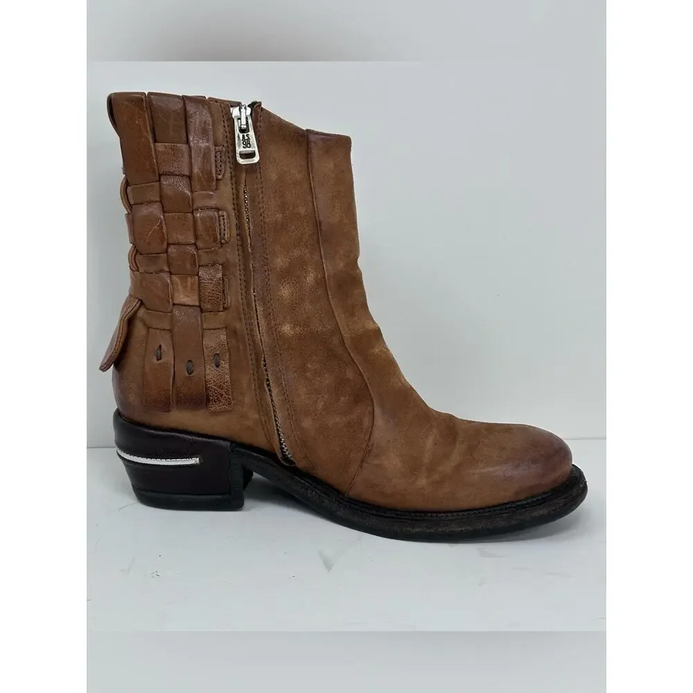 A.S. 98 Airstep Boho Biker Ankle Boots